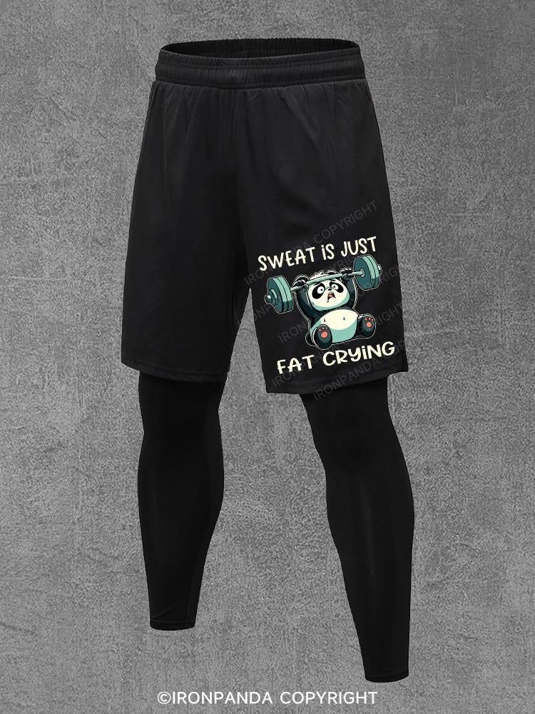 sweat is just fat Weightlifting Panda Performance Training Pants