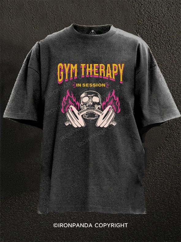 Gym Therapy Washed Gym Shirt