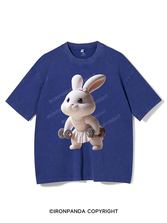 LIFTING BABY BUNNY VINTAGE GYM SHIRT