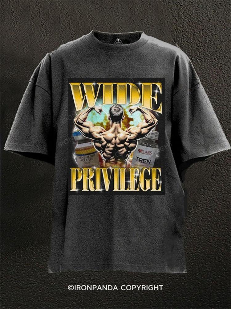 Wide Privilege Washed Gym Shirt