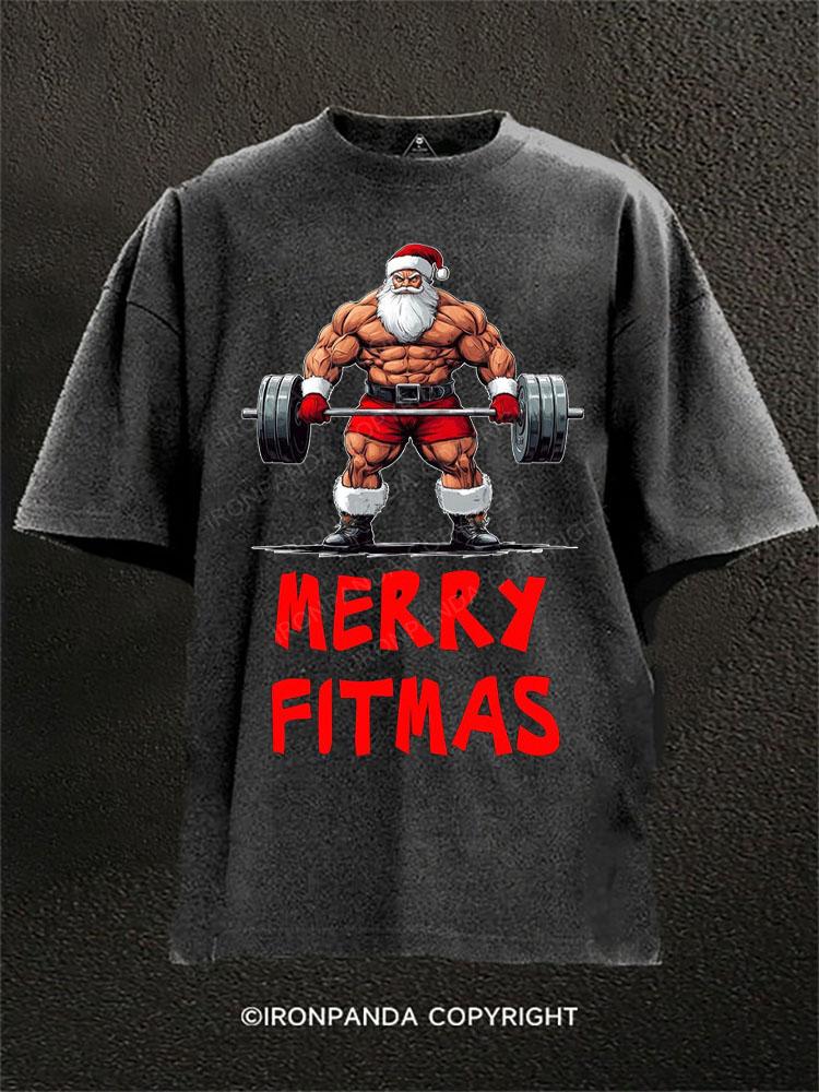 MERRY FITMAS Washed Gym Shirt