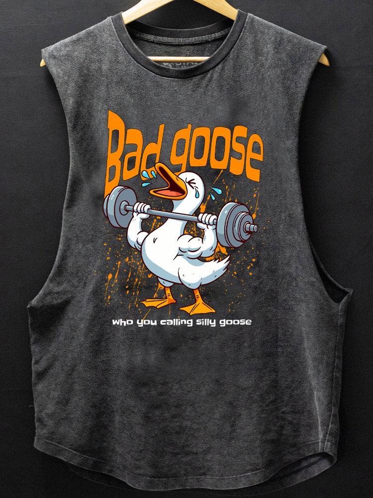 bad goose weightlifting SCOOP BOTTOM COTTON TANK