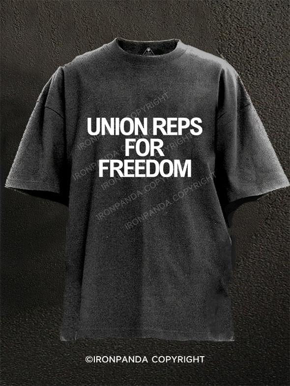 union Reps For Freedom Washed Gym Shirt