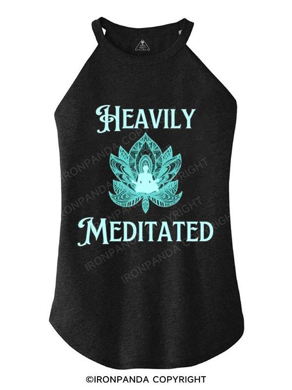 Heavily Meditated TRI ROCKER COTTON TANK