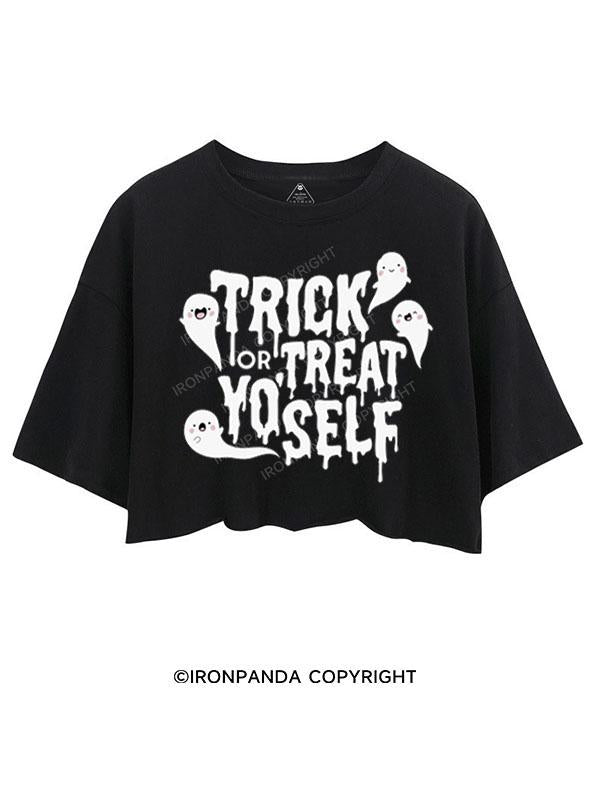 TRICK OR TREAT YO'SELF CROP TOPS