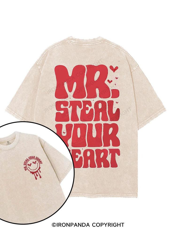 Mr. Steal Your Heart printed Gym Shirt