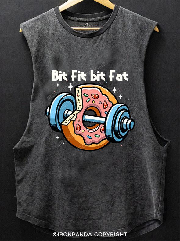 BIT FIT BIT FAT SCOOP BOTTOM COTTON TANK