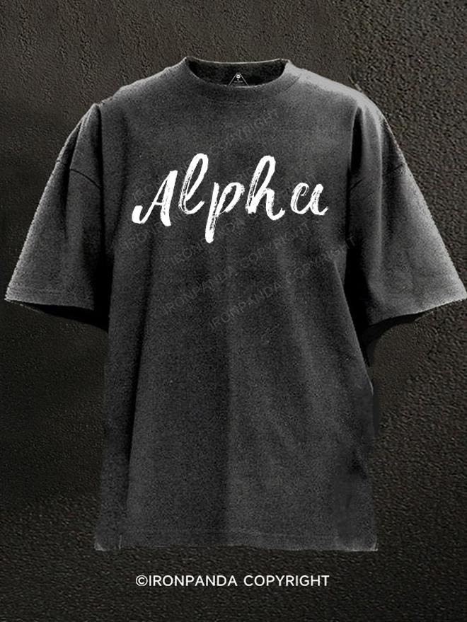 Alpha Washed Gym Shirt