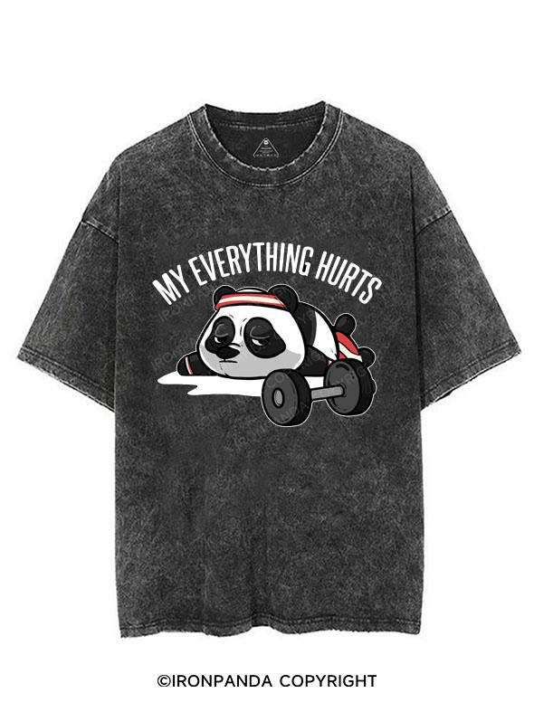 MY EVERYTHING HURTS VINTAGE GYM SHIRT