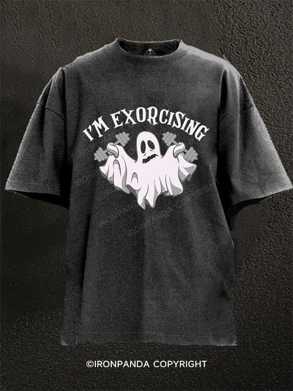 I'M EXORCISING Washed Gym Shirt