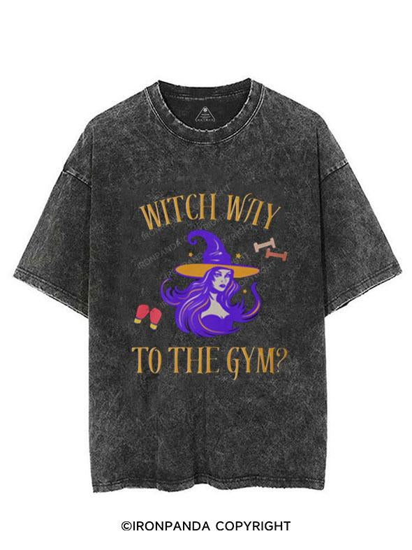 WITCH WAY TO THE GYM? VINTAGE GYM SHIRT