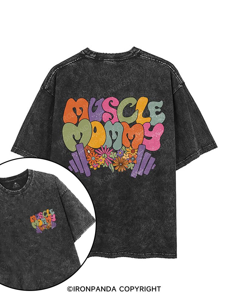 Muscle Mommy printed Gym Shirt