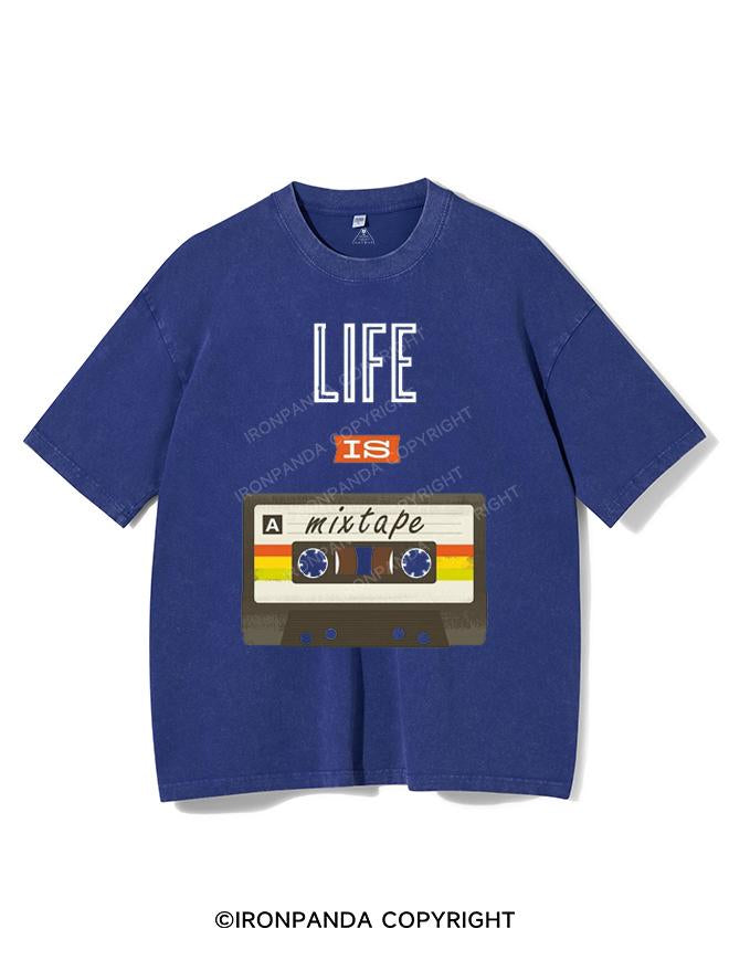 LIFE IS A MIXTAPE VINTAGE GYM SHIRT