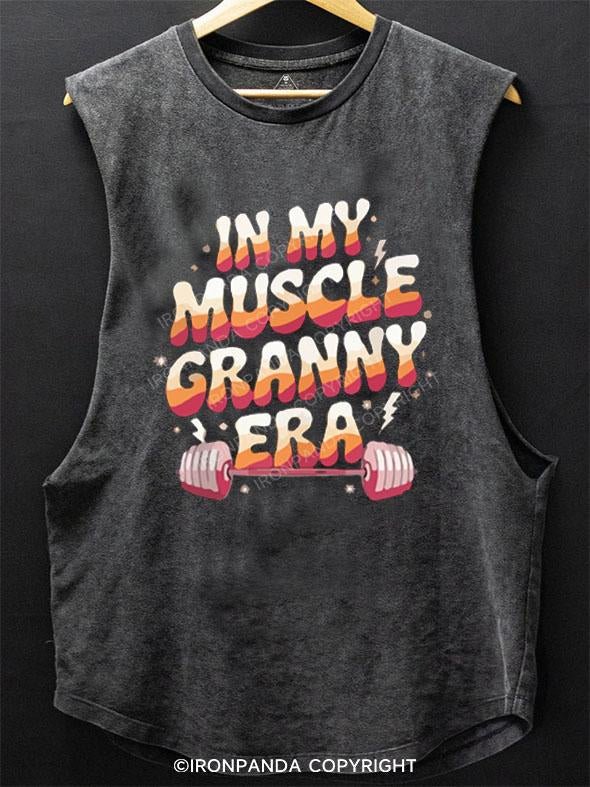 IN MY MUSCLE GRANNY ERA SCOOP BOTTOM COTTON TANK