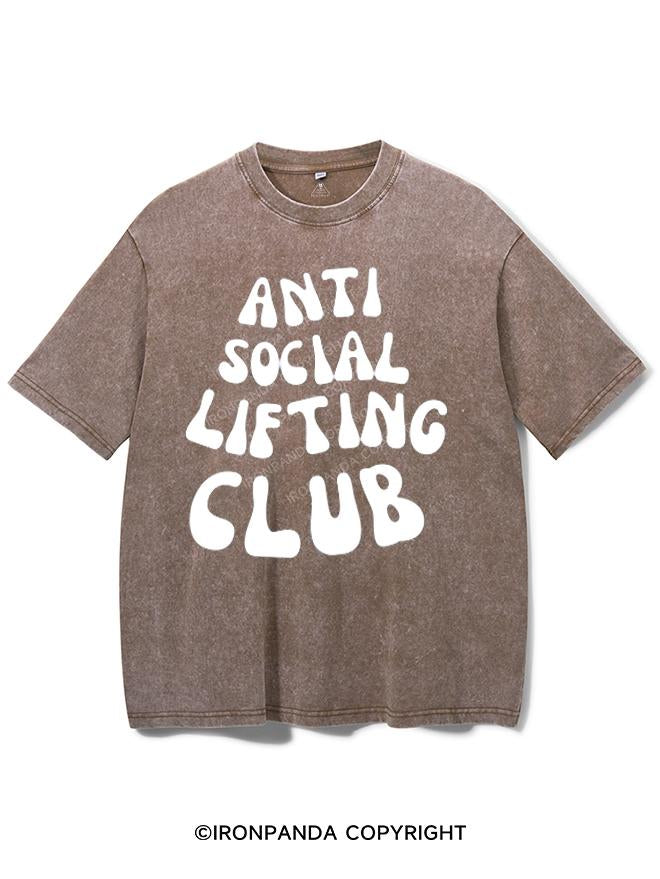 ANTI SOCIAL LIFTING CLUB VINTAGE GYM SHIRT