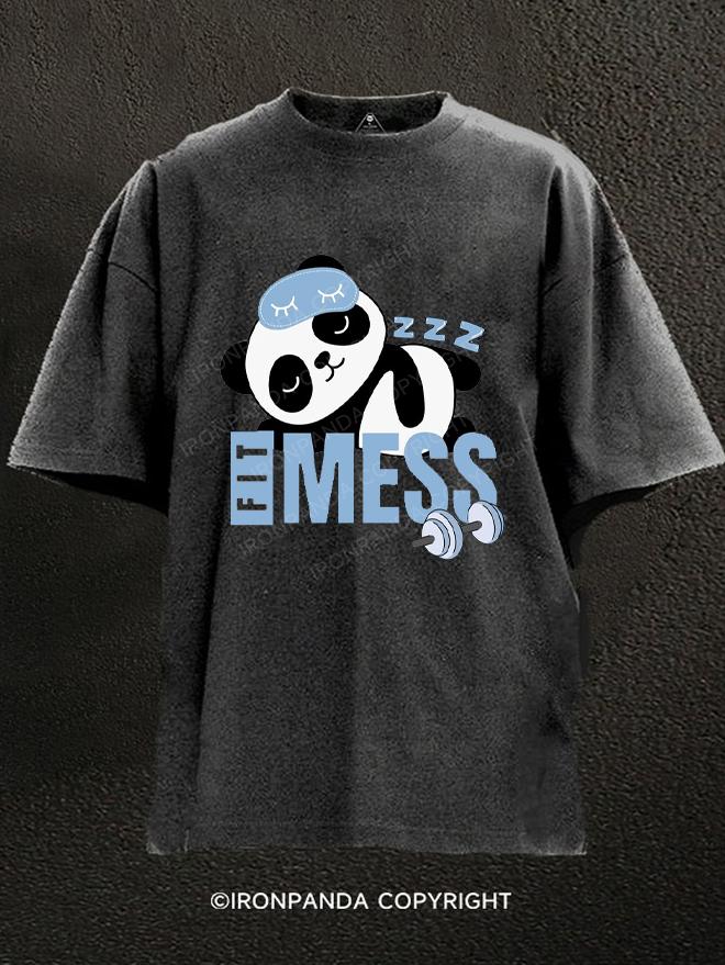 Fitmess Fitness Washed Gym Shirt