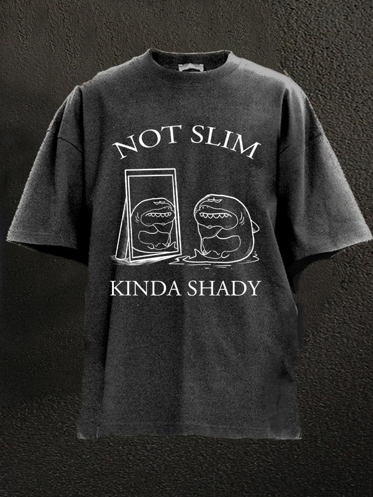 Not Slim Kinda Shady Washed Gym Shirt