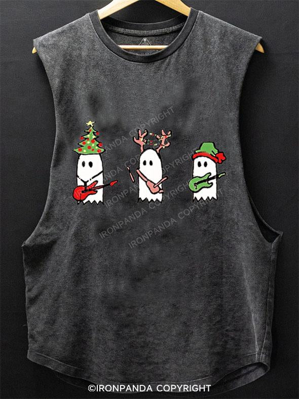 FA-BOO-LOUS CHRISTMAS SPIRIT SCOOP BOTTOM COTTON TANK