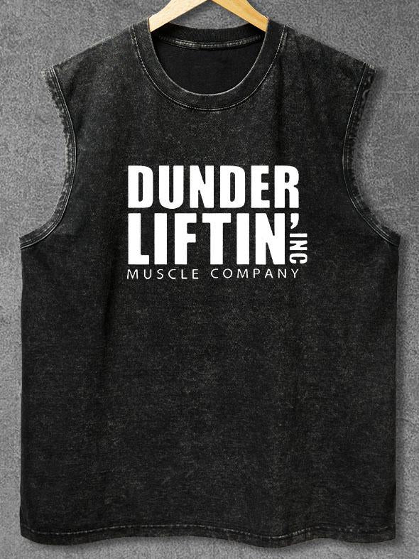 DUNDER LIFTING MUSCLE COMPANY Washed Gym Tank