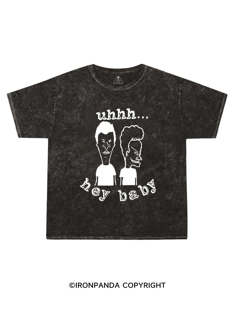 Hey Baby Kids Washed T-Shirt