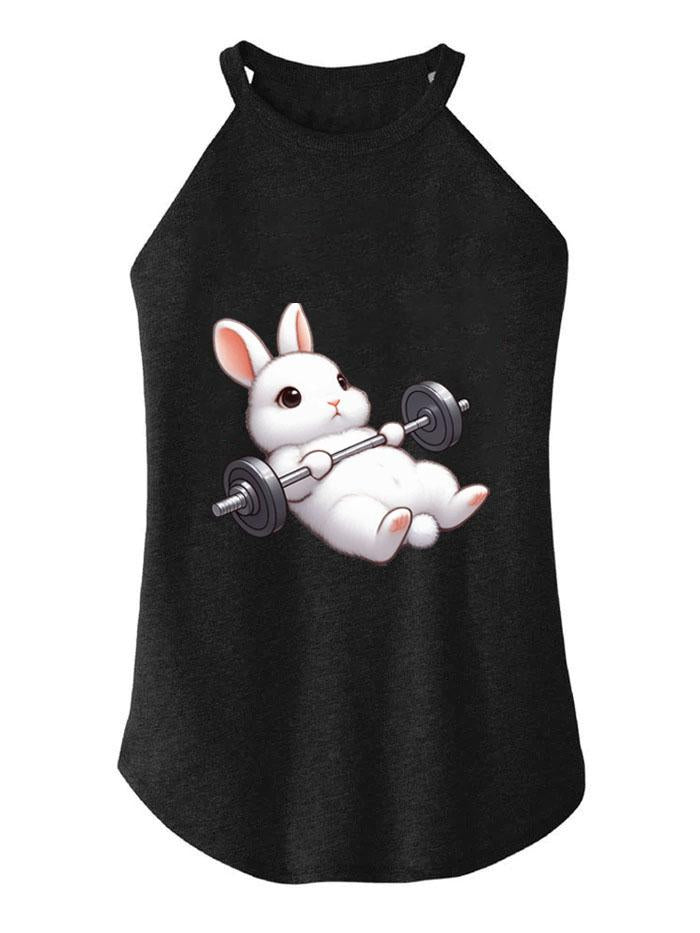 RABBIT BENCH PRESS TRI ROCKER COTTON TANK