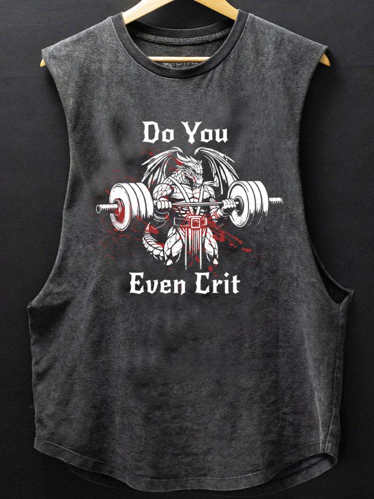 do you even crit SCOOP BOTTOM COTTON TANK