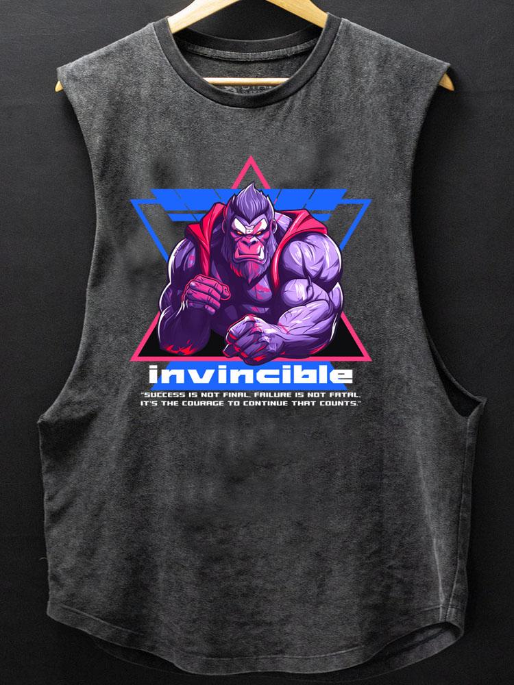 Invincilble Scoop Bottom Cotton Tank