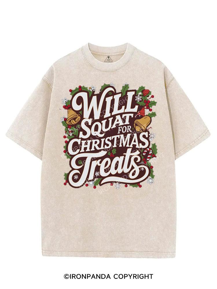 WILL SQUAT FOR CHRISTMAS TREATS VINTAGE GYM SHIRT