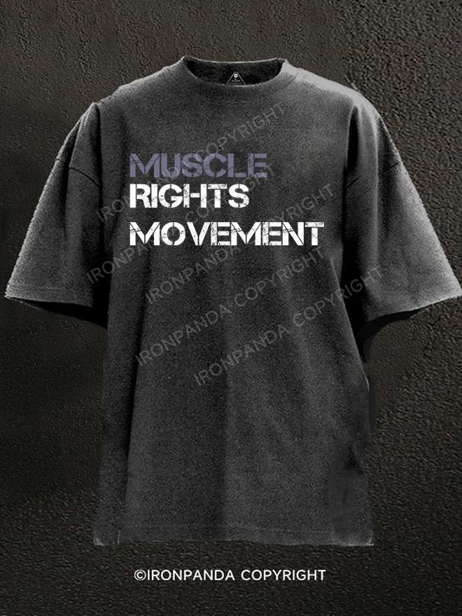 Muscle Rights Movement Washed Gym Shirt