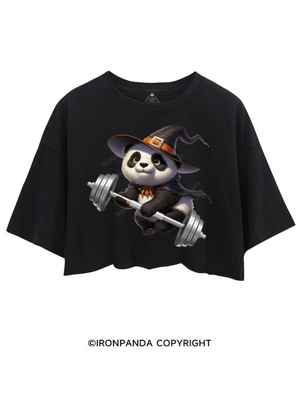 HALLOWEEN LIFTING PANDA CROP TOPS