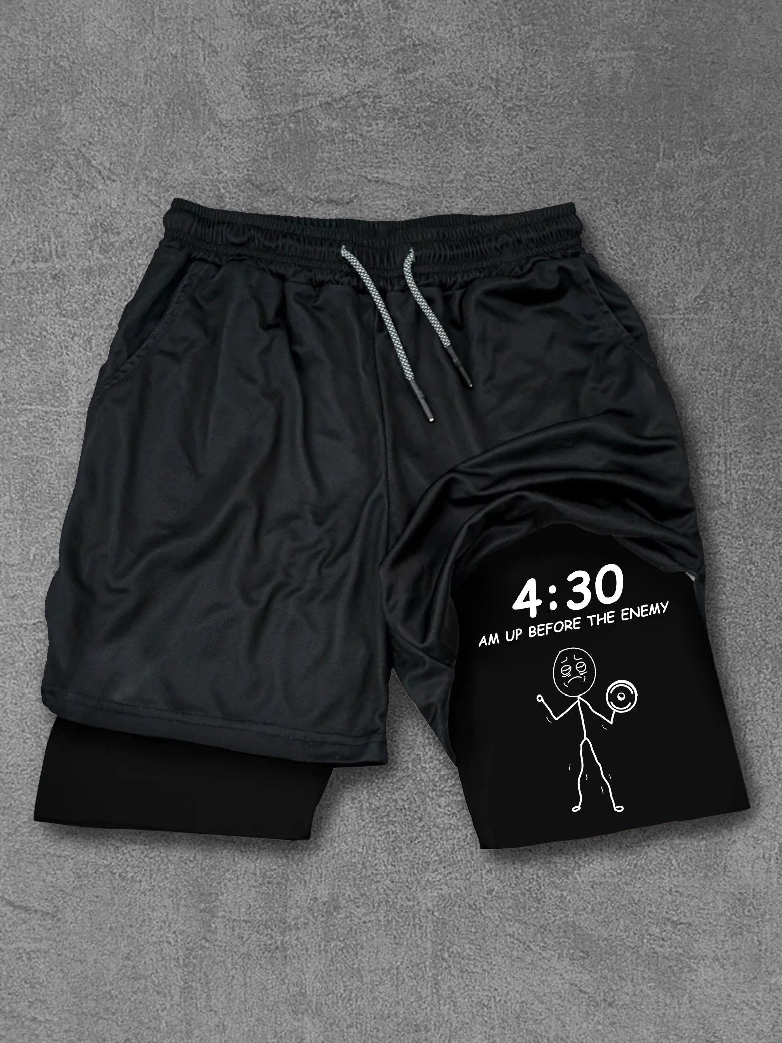 Up Before The Enemy Performance Training Shorts