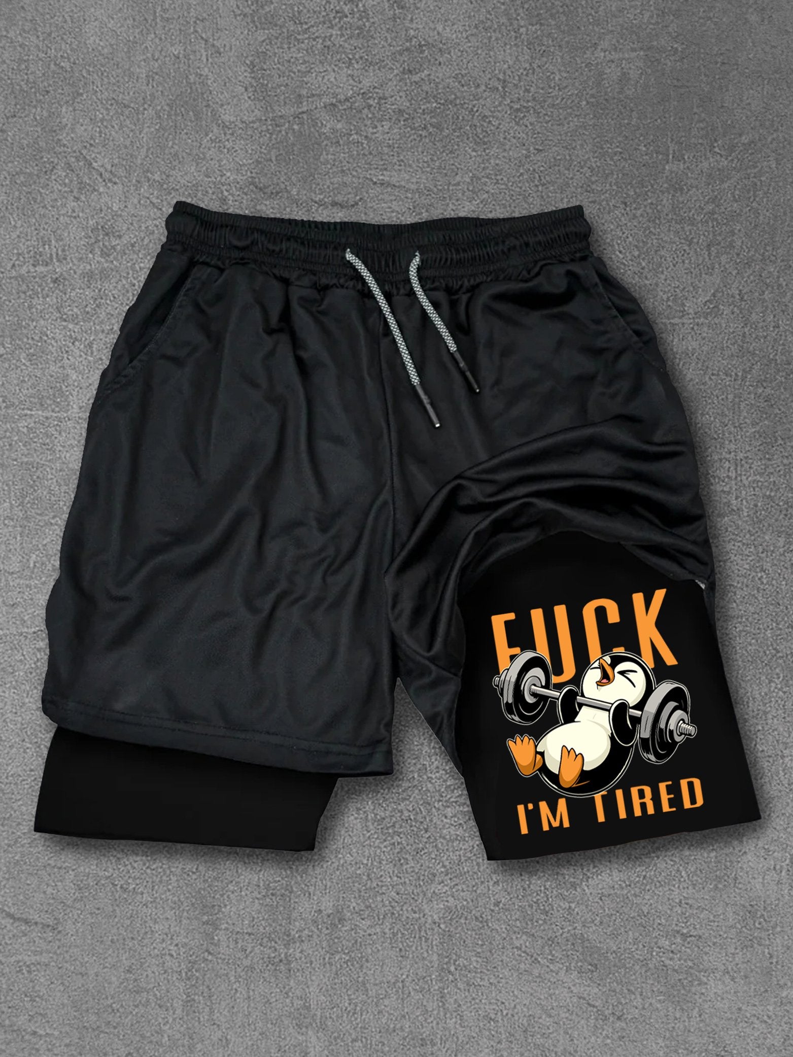 FUCK I'M TIRED Performance Training Shorts