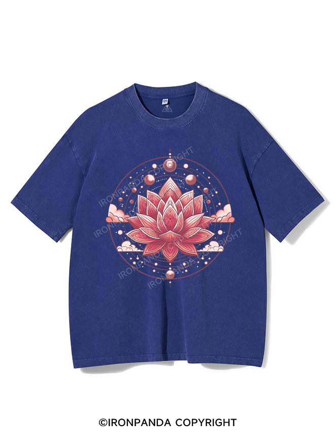 PEACE & LOTUS VINTAGE GYM SHIRT