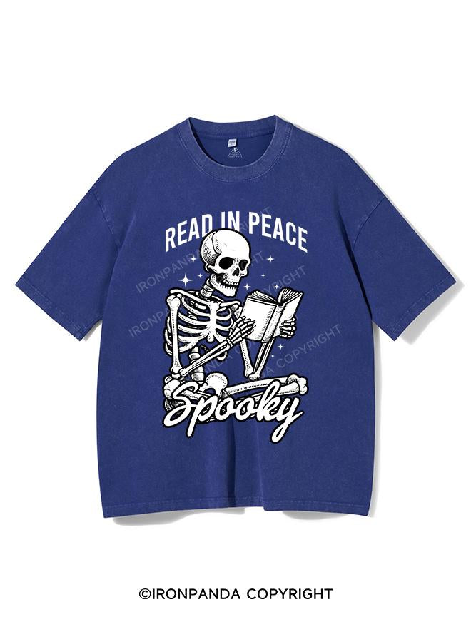 READ IN PEACE VINTAGE GYM SHIRT