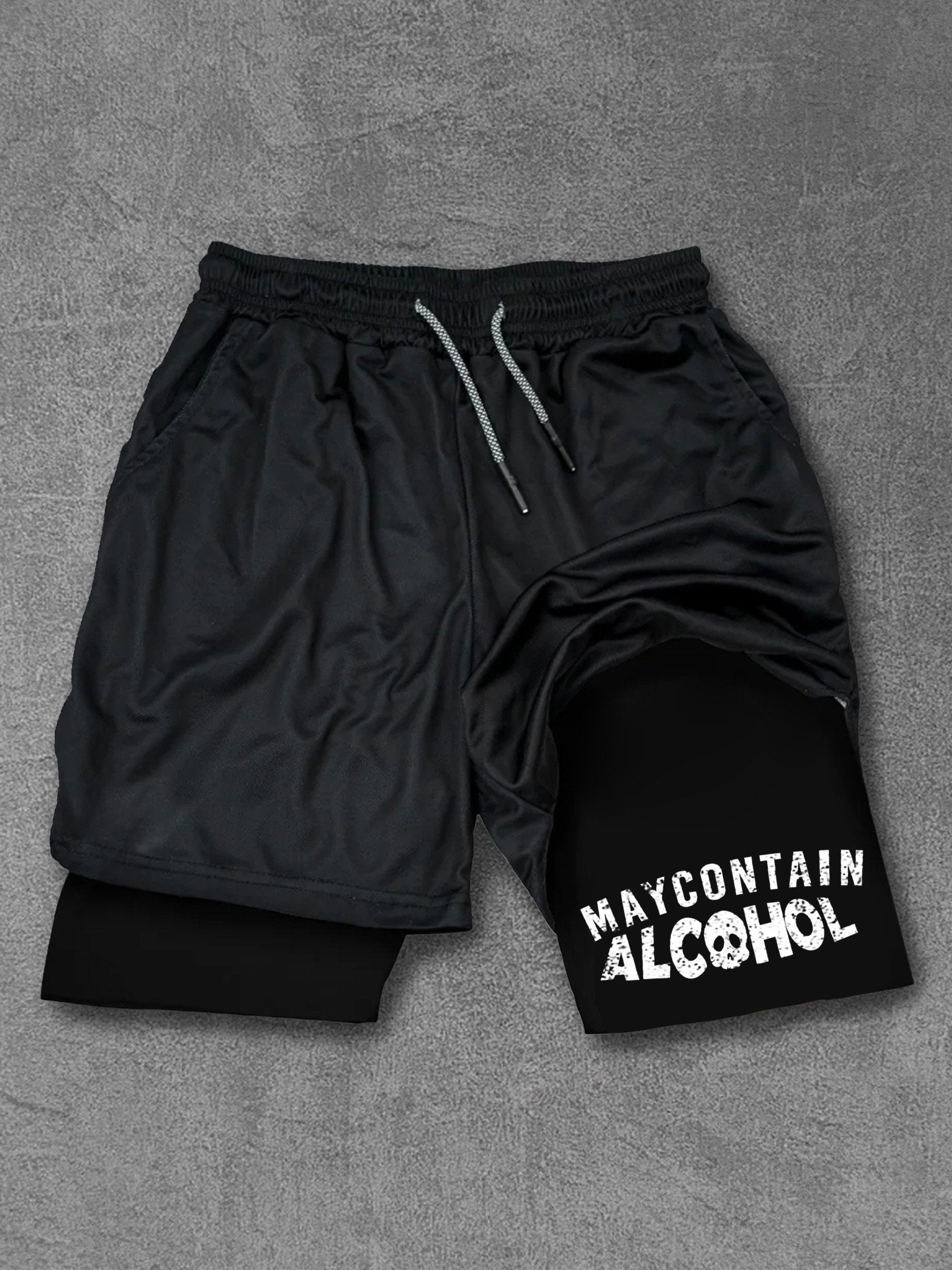 May Contain Alcohol Performance Training Shorts