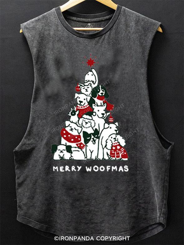 MERRY WOOFMAS SCOOP BOTTOM COTTON TANK