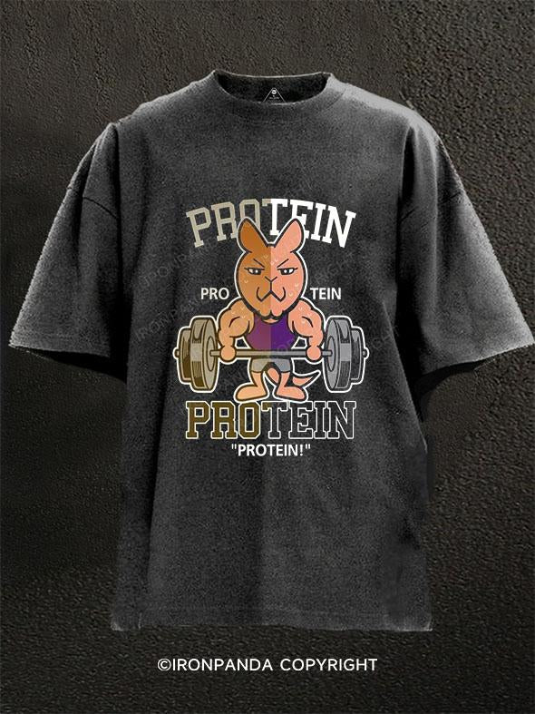 Protein Washed Gym Shirt