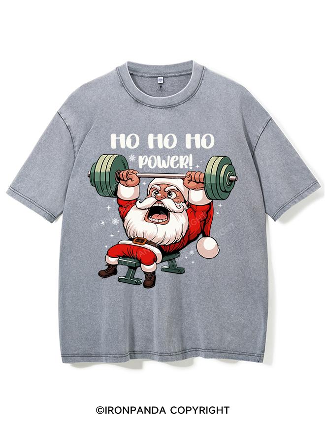 HO HO HO POWER! VINTAGE GYM SHIRT