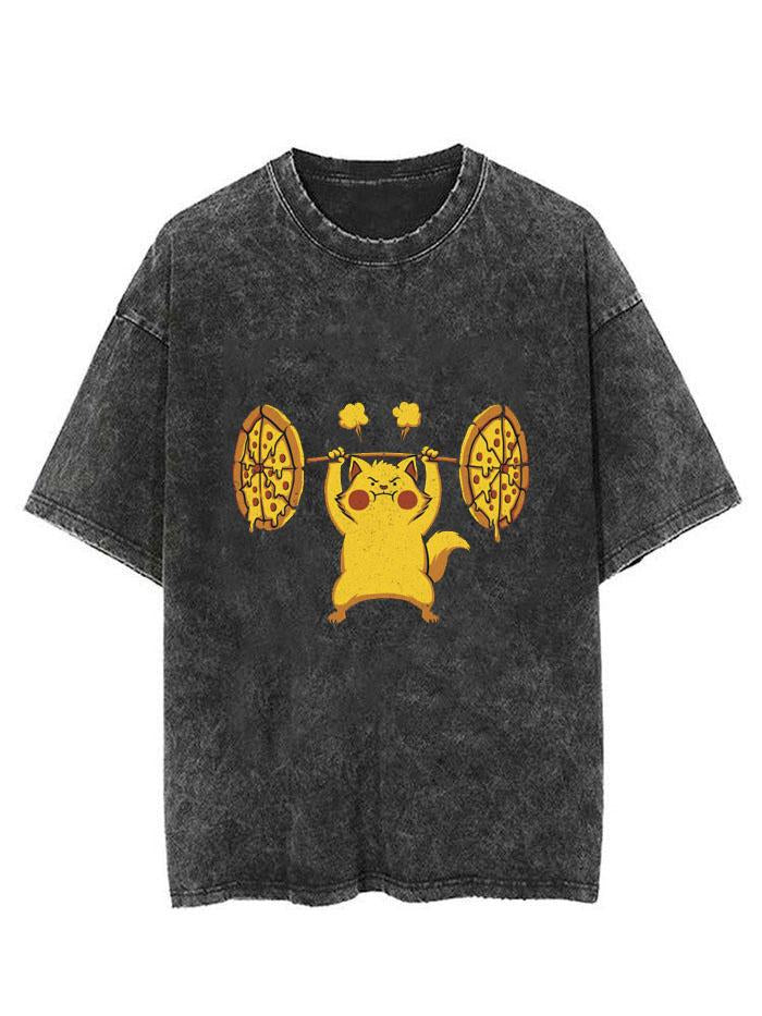 PIZZA CAT VINTAGE GYM SHIRT