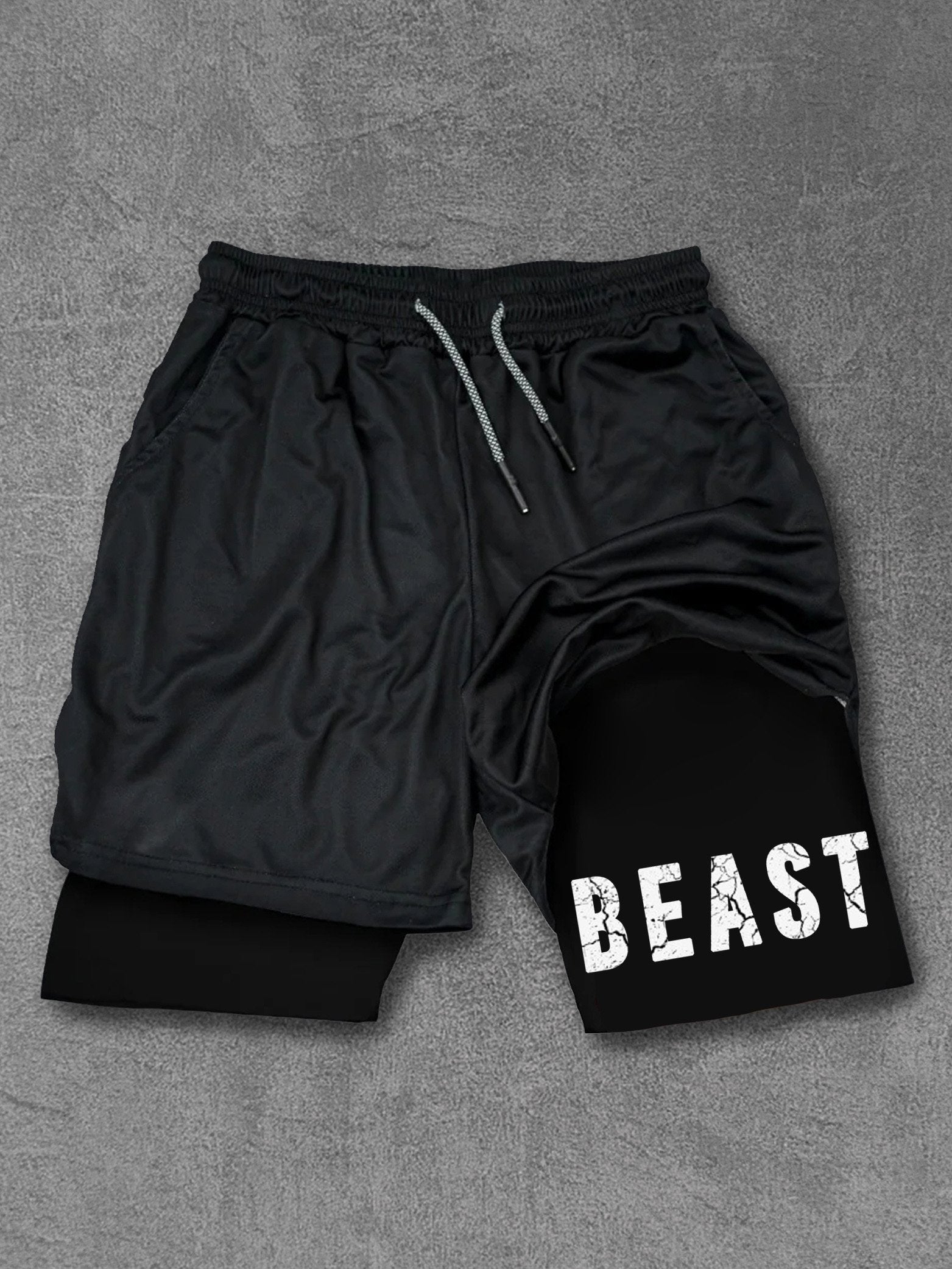 Beast Ribbed Performance Training Shorts