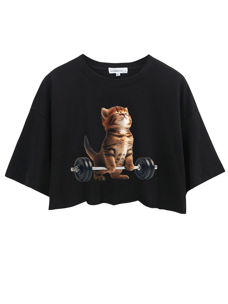 CAT DEADLIFT CROP TOPS