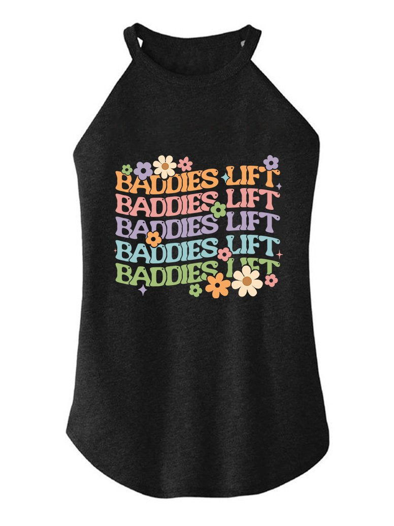 BADDIES LIFT TRI ROCKER COTTON TANK