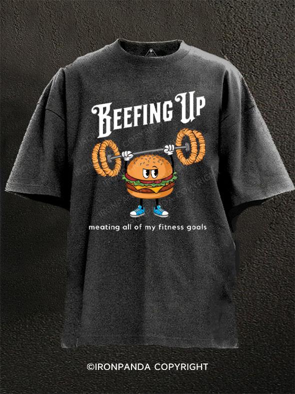 beefing up Washed Gym Shirt