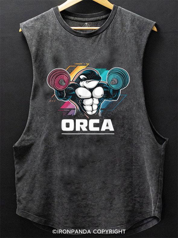 Orca Lifting Dumbbells SCOOP BOTTOM COTTON TANK