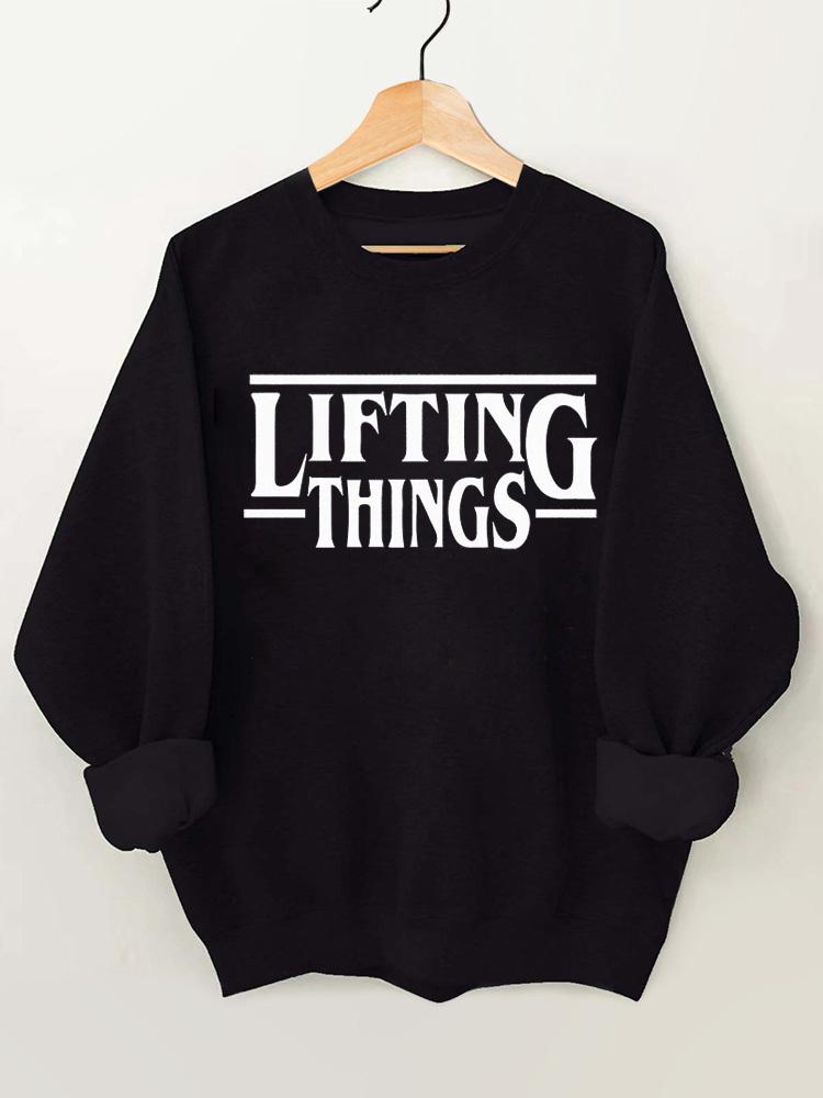 Lifting Things Vintage Gym Sweatshirt