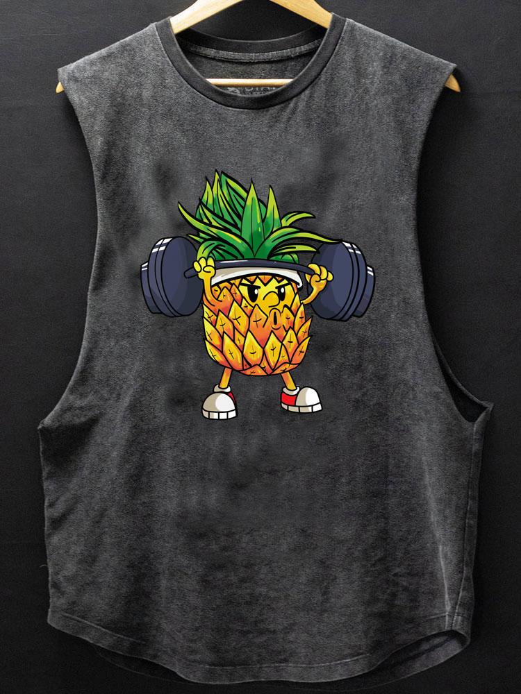 Pineapple Weightlifting SCOOP BOTTOM COTTON TANK