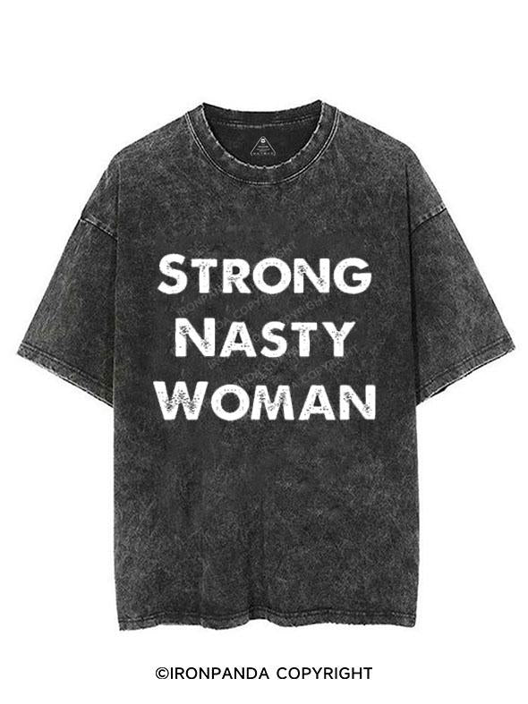 STRONG NASTY WOMAN VINTAGE GYM SHIRT