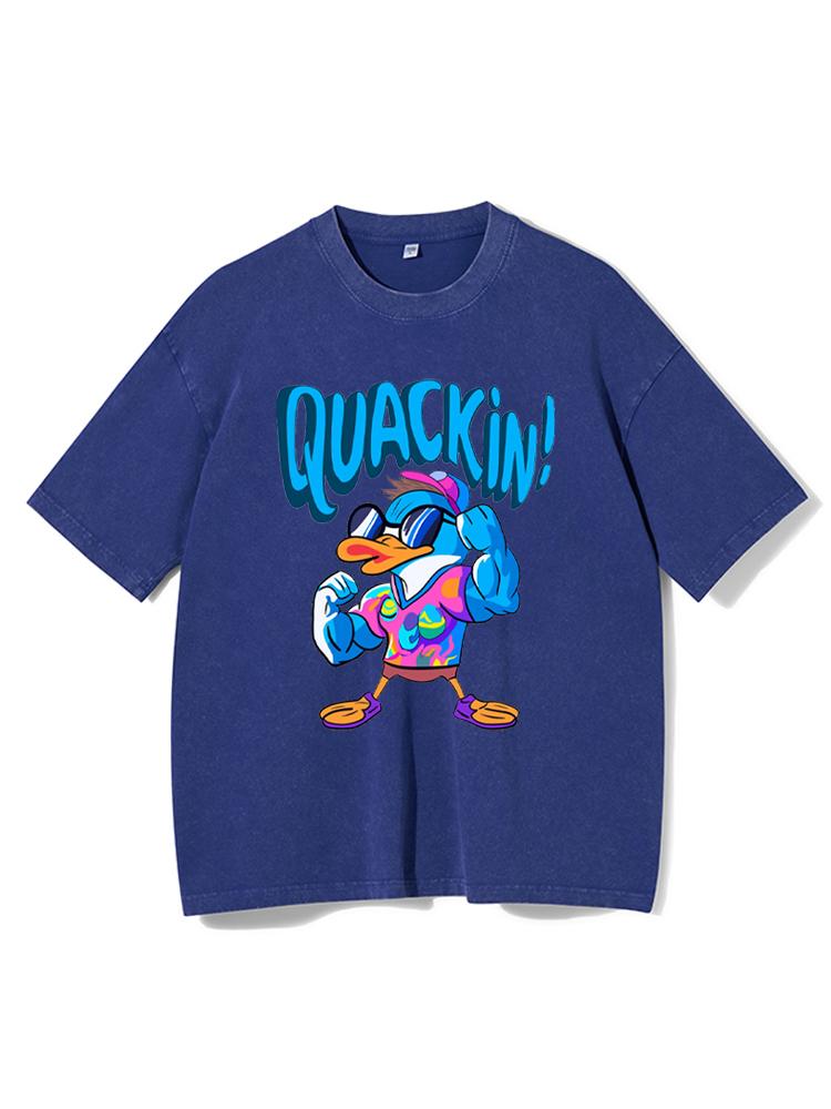 Release The Quackin Workout Washed Gym Shirt