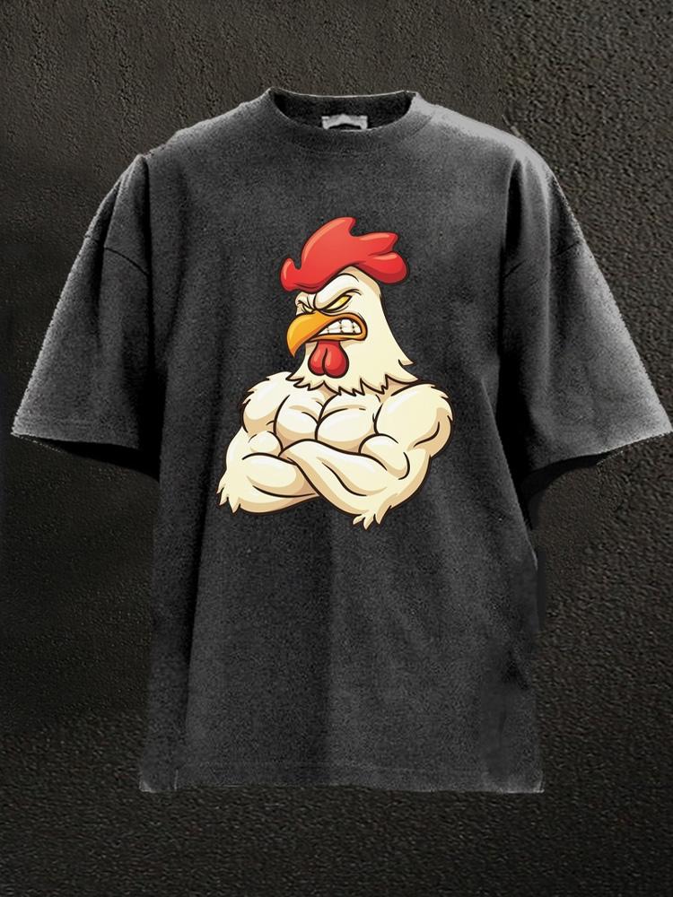 muscle rooster Washed Gym Shirt