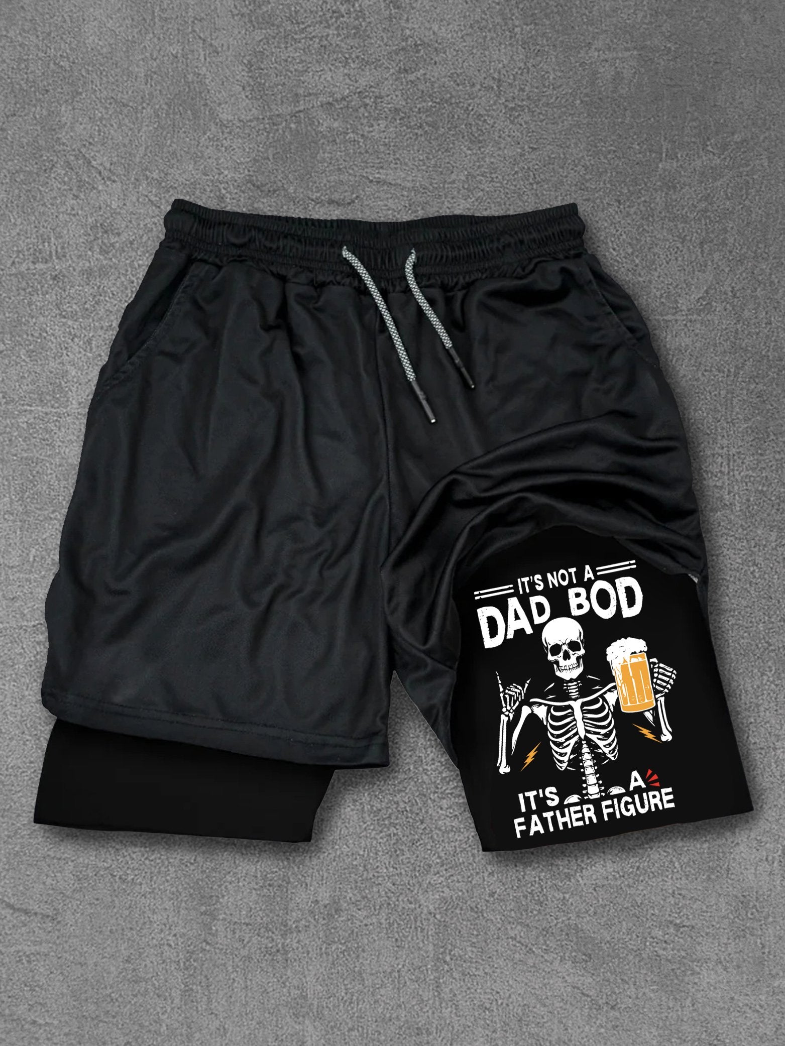 It's Not A Dad Bod It's A Father Figure Performance Training Shorts